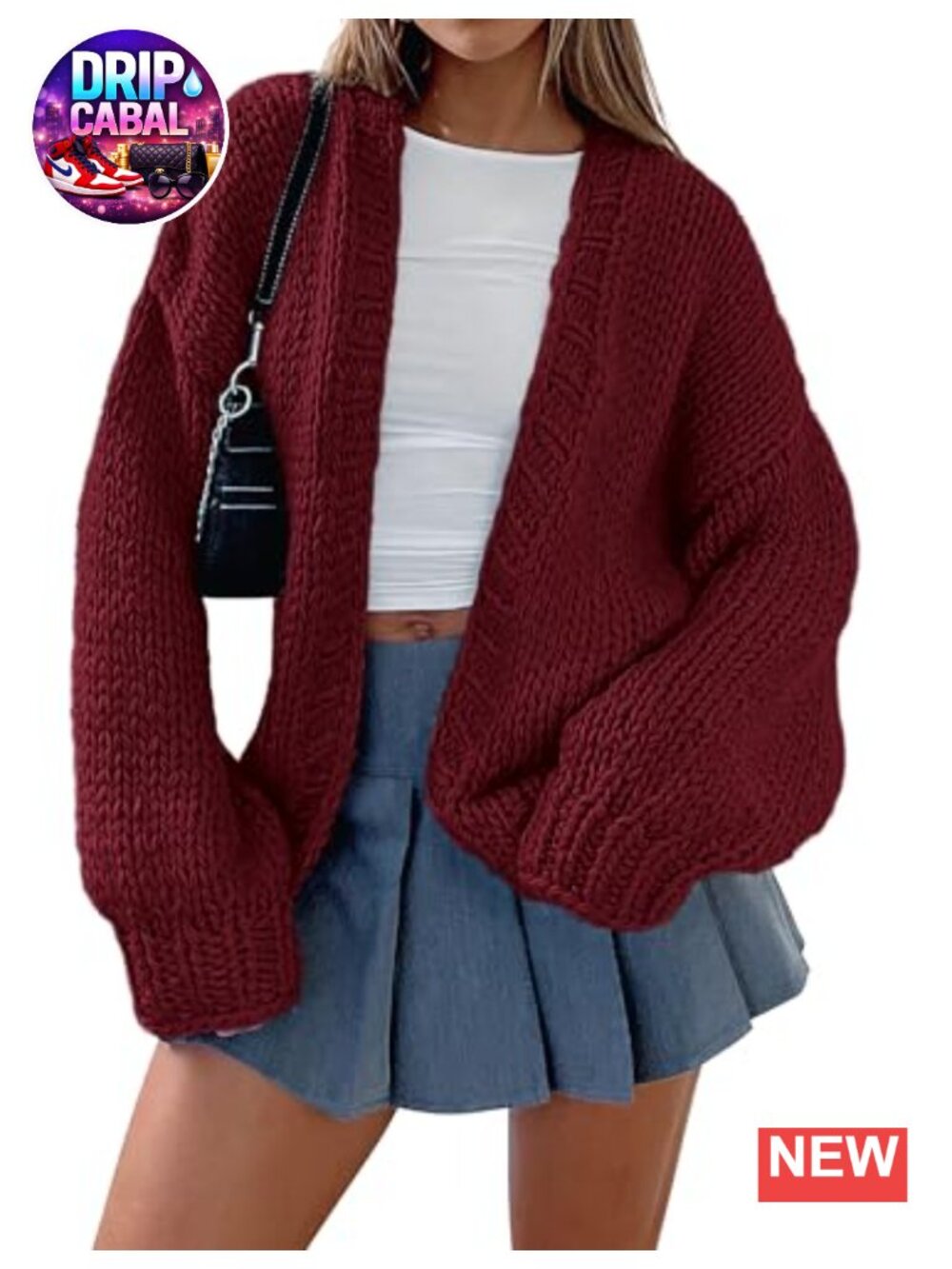 PRETTYGARDEN Women Open Front Knit Cardigan Sweater Fall Layer